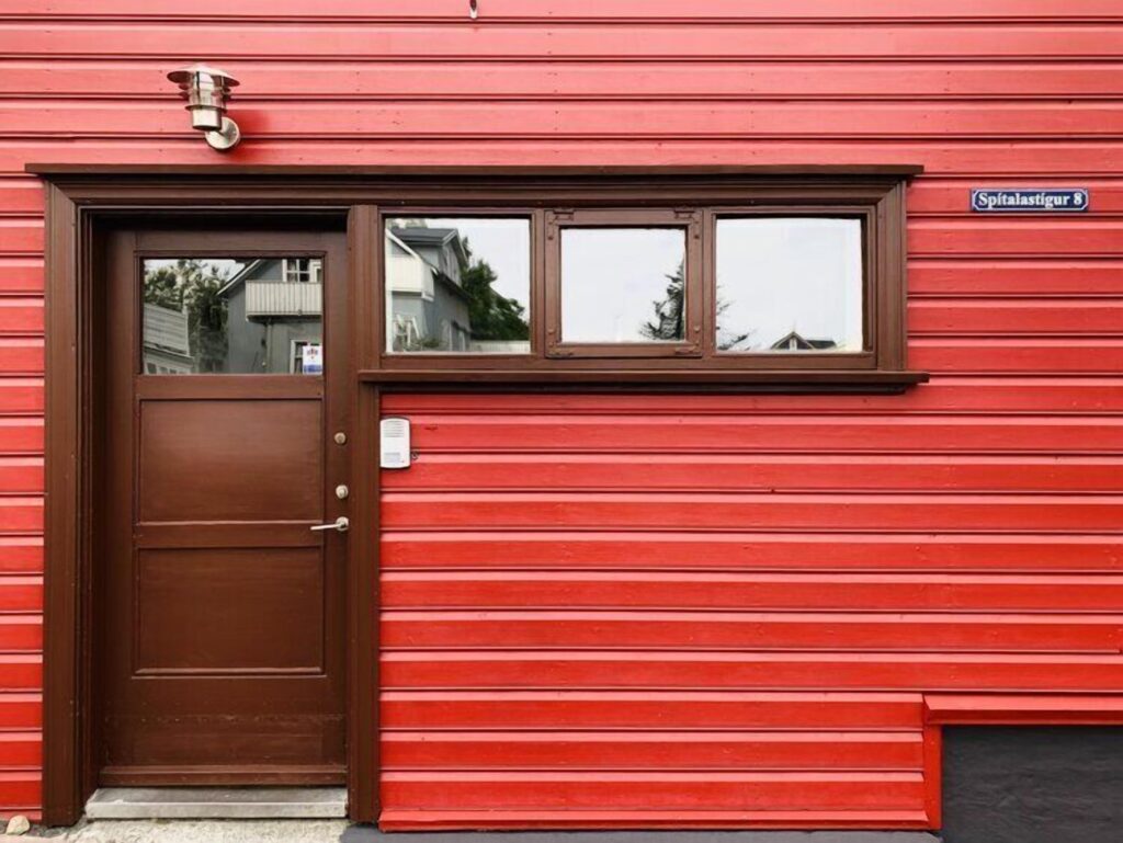 old bicycle shop guesthouse in reykjavik iceland for tourists