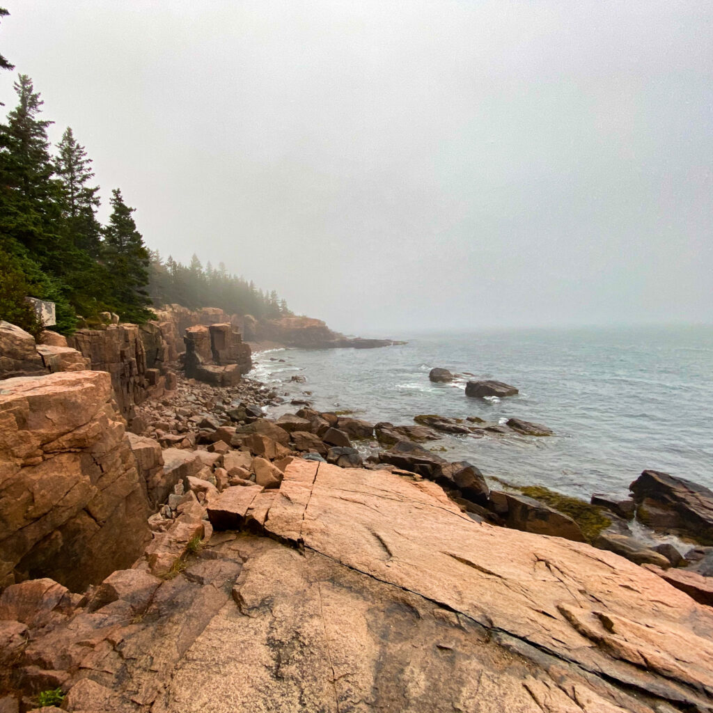 Ocean Path Trail in Bar Harbor, Maine